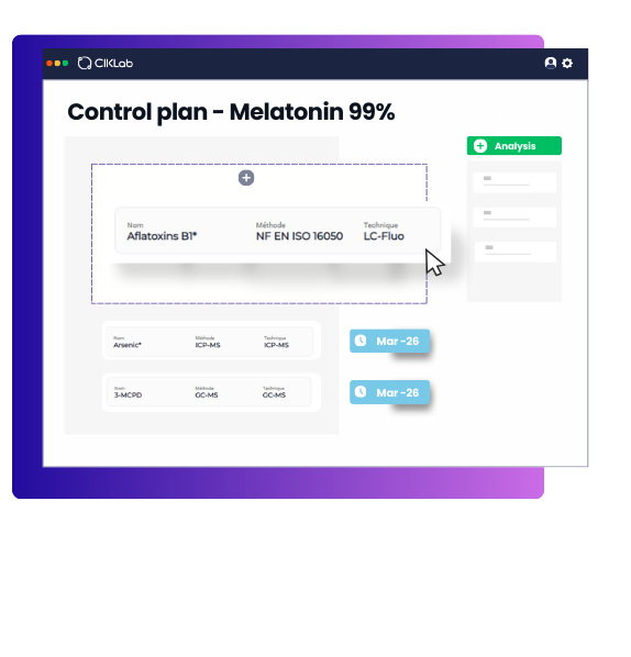 Plans de contrôle qualité automatiques avec CIKLab